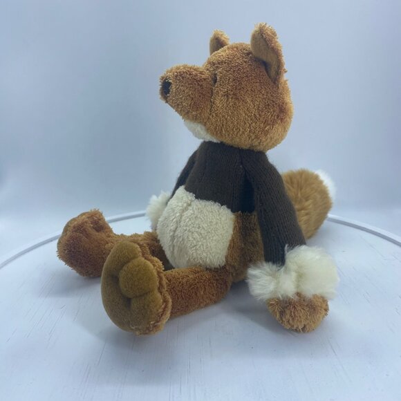 Bath & Body Works Plush Fox Toy 10” Brown White Stuffed Animal Pellet Filled - Picture 2 of 7